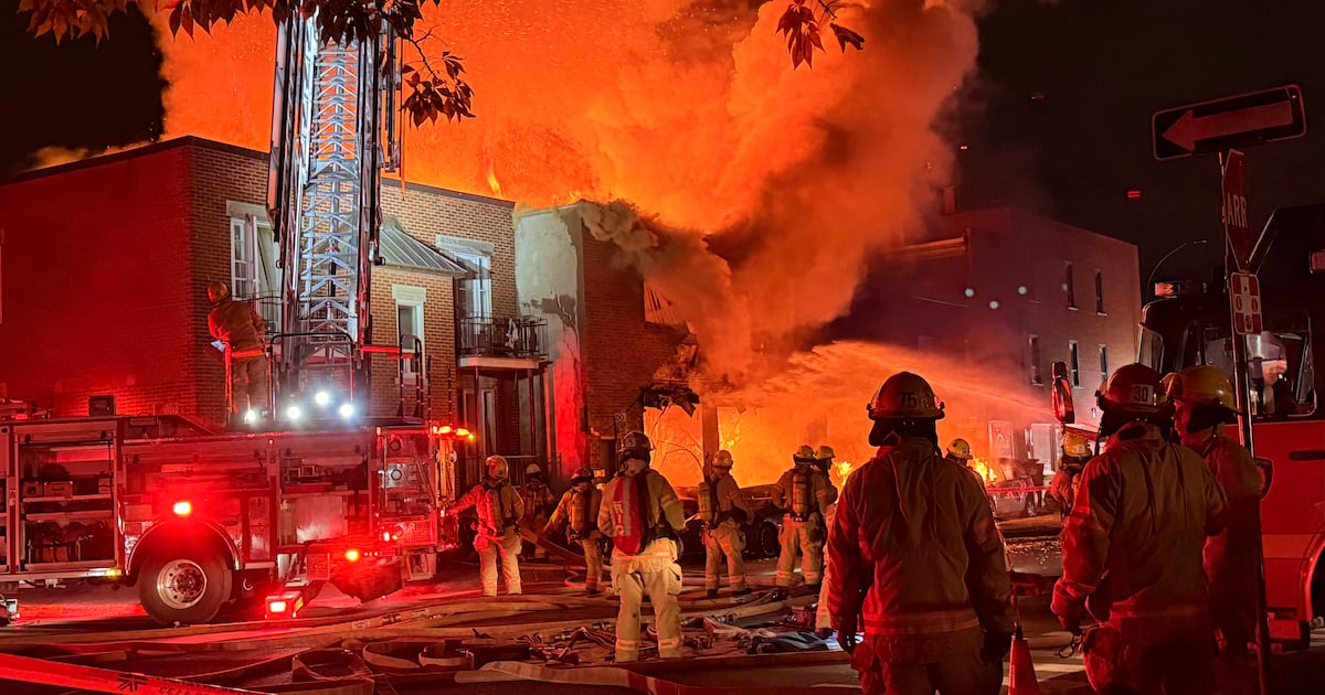 Extention Region Explosion et incendie dans un immeuble à logements de Parc-Extension