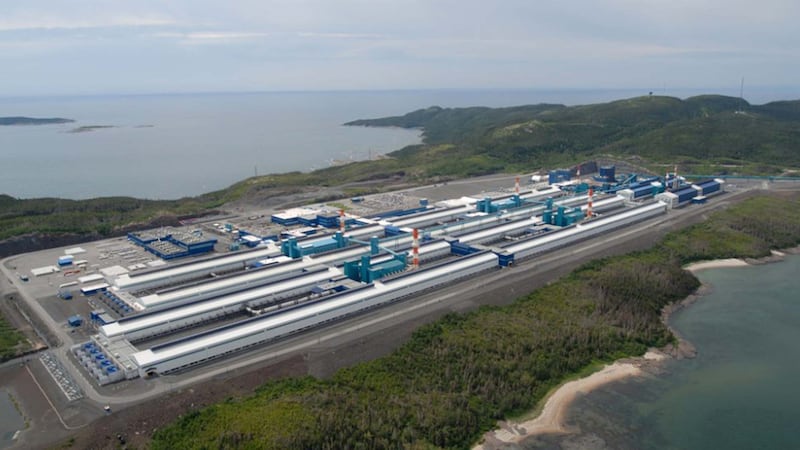 Image de l'Aluminerie Alouette à Sept-Îles.