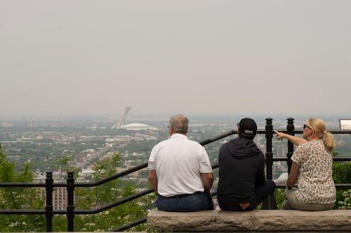 Une «mauvaise qualité de l’air» attendue à Montréal cette fin de semaine en raison des feux de forêt