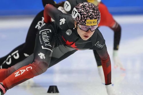 La patineuse de vitesse Claudia Gagnon brille à l'étranger