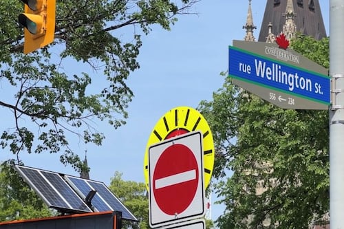 La rue Wellington pourrait demeurer fermée