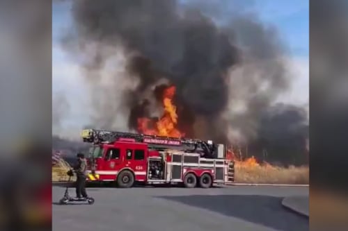 Incendie maîtrisé dans un secteur résidentiel à Saint-Hubert