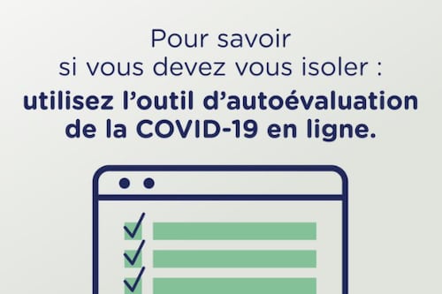 COVID-19 : une autoévaluation pour gérer votre propre risque