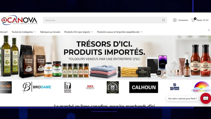 Page principale du site Web d'Ocanova, septembre 2026.
