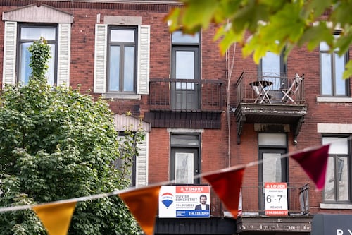 Les ventes de propriétés résidentielles sont en baisse à Montréal et au Québec