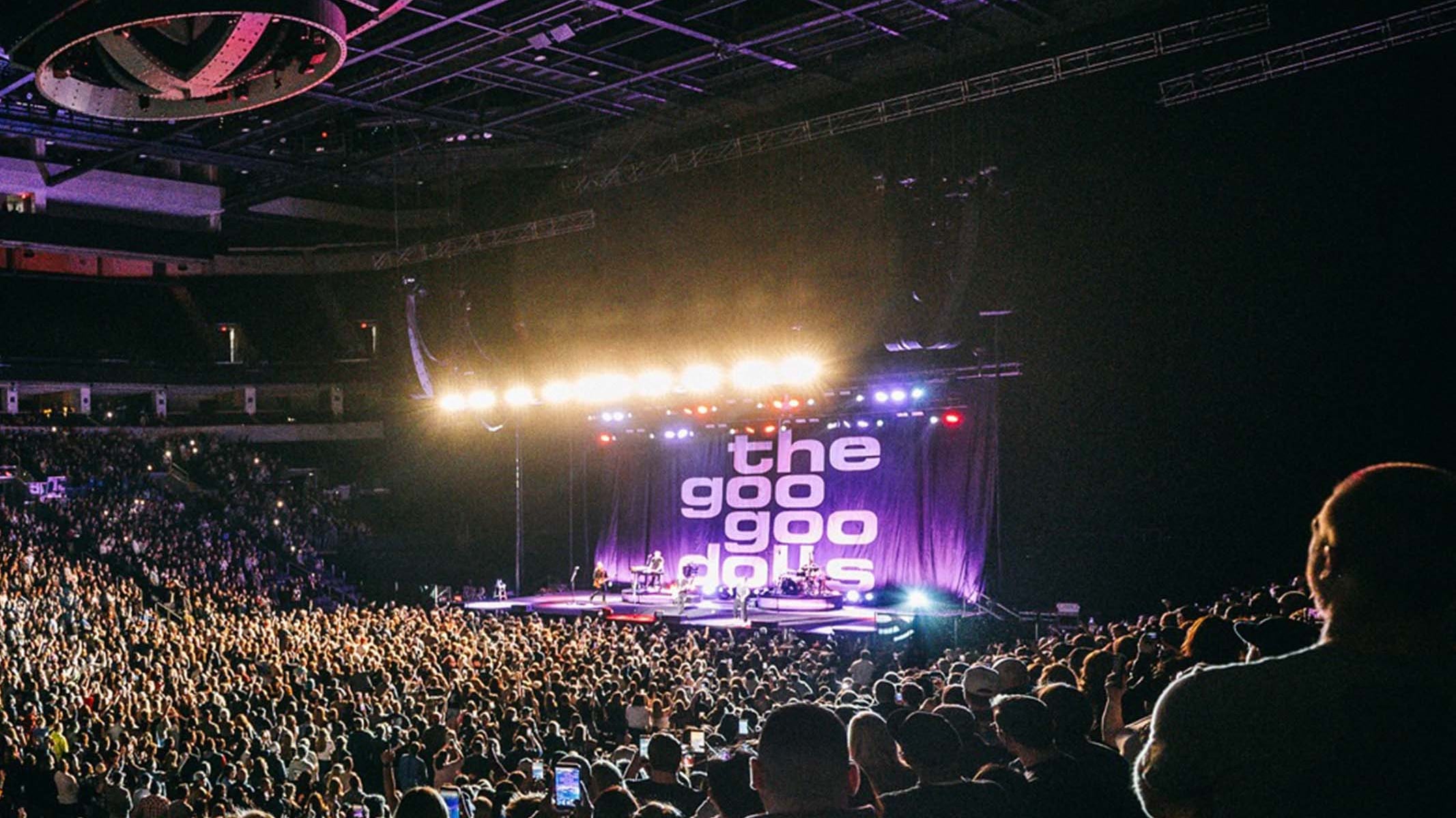 Goo Goo Dolls au Canada Life Centre à Winniped, Manitoba, 31 mars 2026.