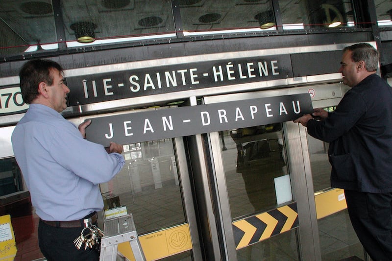 La station Jean-Drapeau, 2001.