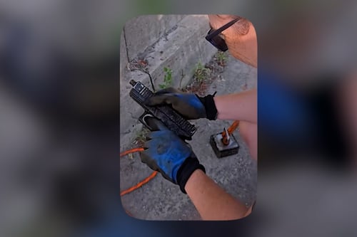 Ils pêchent une arme à feu 3D dans un point d’eau de Montréal