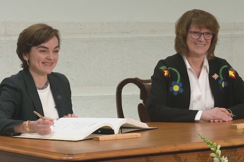 Christine Fréchette devient officiellement première ministre pour «redonner confiance» aux Québécois
