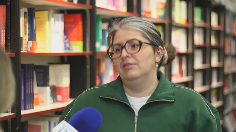 Audrey Martel, copropriétaire de la librairie l’Exèdre, 22 octobre 2026.