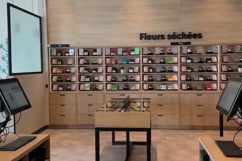 La première succursale réaménagée de la SQDC ouvre ses portes à Sainte-Julie