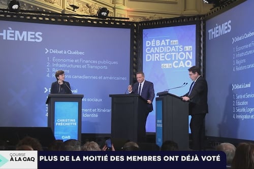 Course à la CAQ: plus de la moitié des membres ont déjà voté