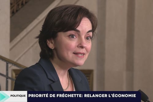Christine Fréchette veut relancer l’économie du Québec