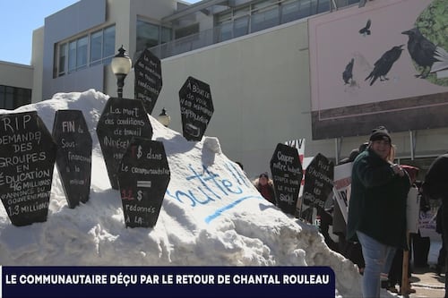 Le communautaire déçu du retour de Chantal Rouleau