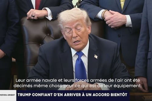 Iran: Trump confiant d'en arriver à un accord bientôt