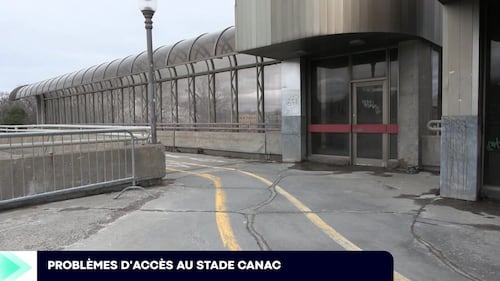 Des problèmes d'accès inquiètent au Stade Canac des Capitales