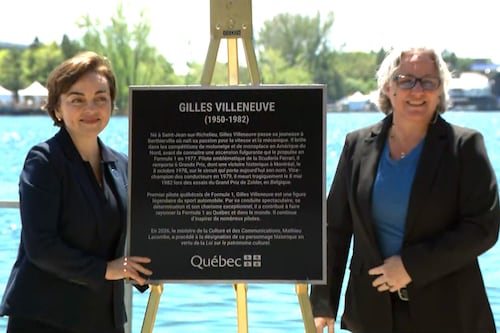 Québec désigne Gilles Villeneuve comme personnage historique
