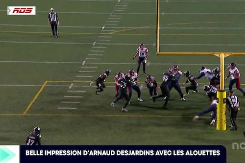 Arnaud Desjardins impressionne jusqu’à présent avec les Alouettes