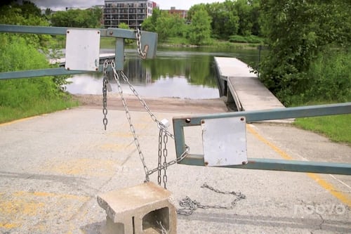 Les niveaux de l'eau demeurent élevés à Magog