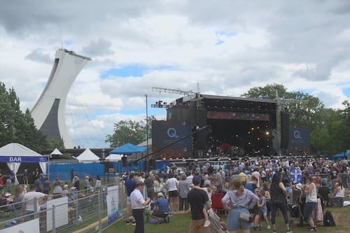 La Fête nationale célébrée à Montréal au parc Maisonneuve