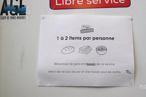 Des frigos communautaires au Cégep de Trois-Rivières