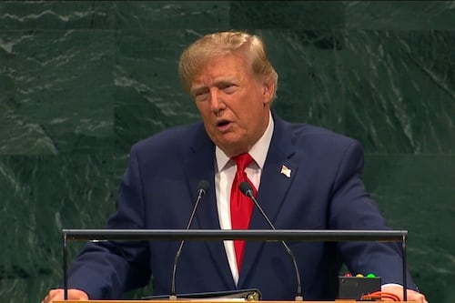 Donald Trump s'exprime devant les Nations unies