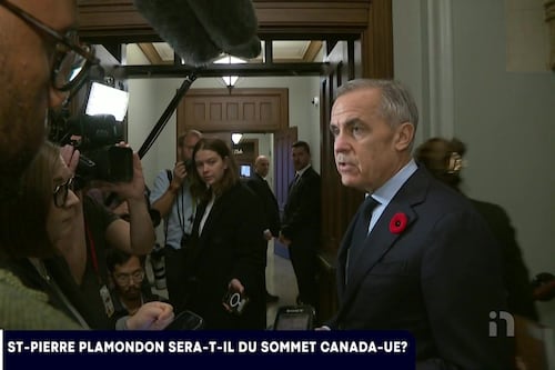 Sommet Canada-UE: le bras de fer se poursuit entre St-Pierre Plamondon et Carney