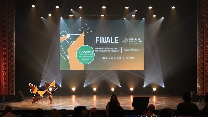 Voici quelques finalistes du 10e concours Créatek de l’UdeS